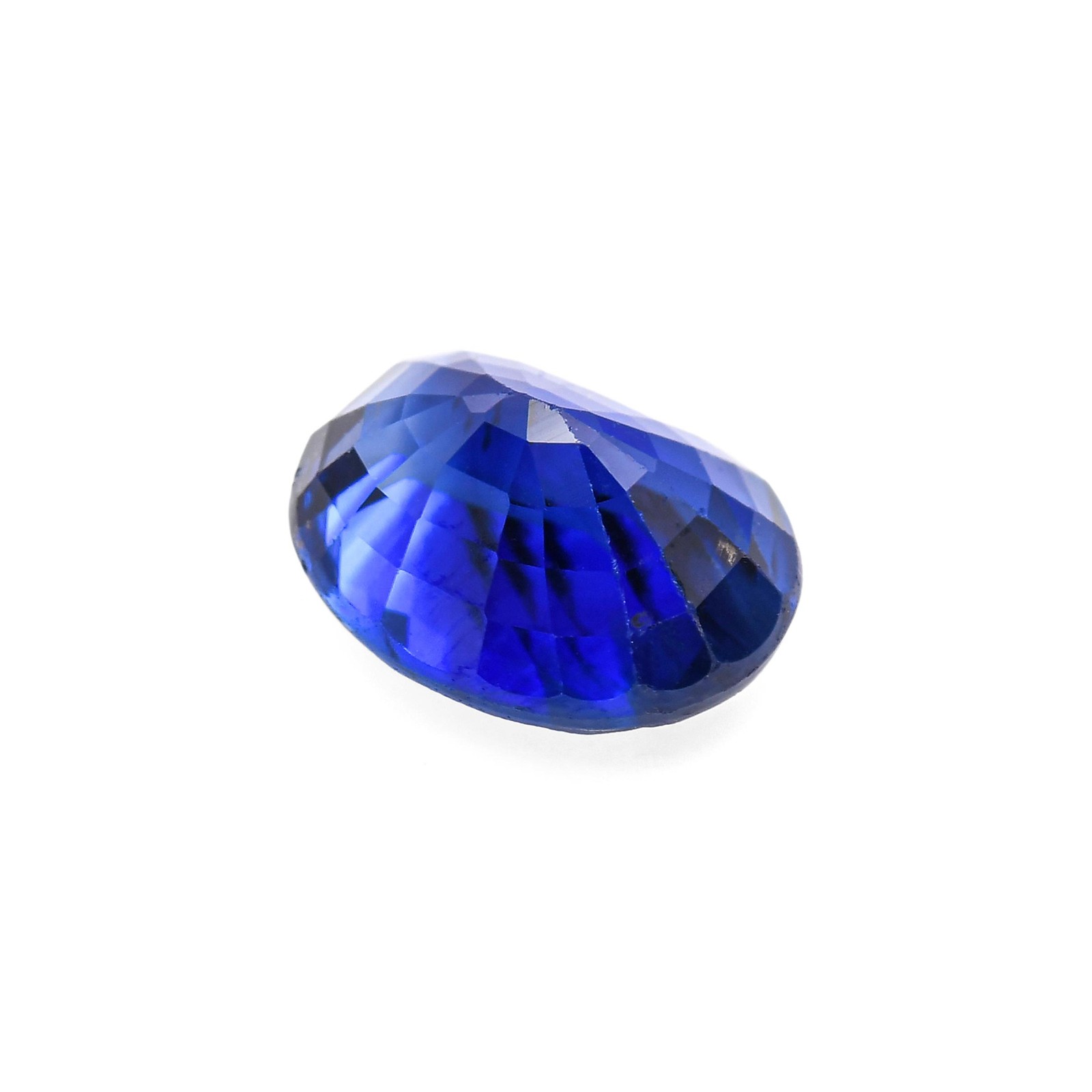 GIA 1.82ct Oval Step Cut Blue Heated Madagascar Sapphire