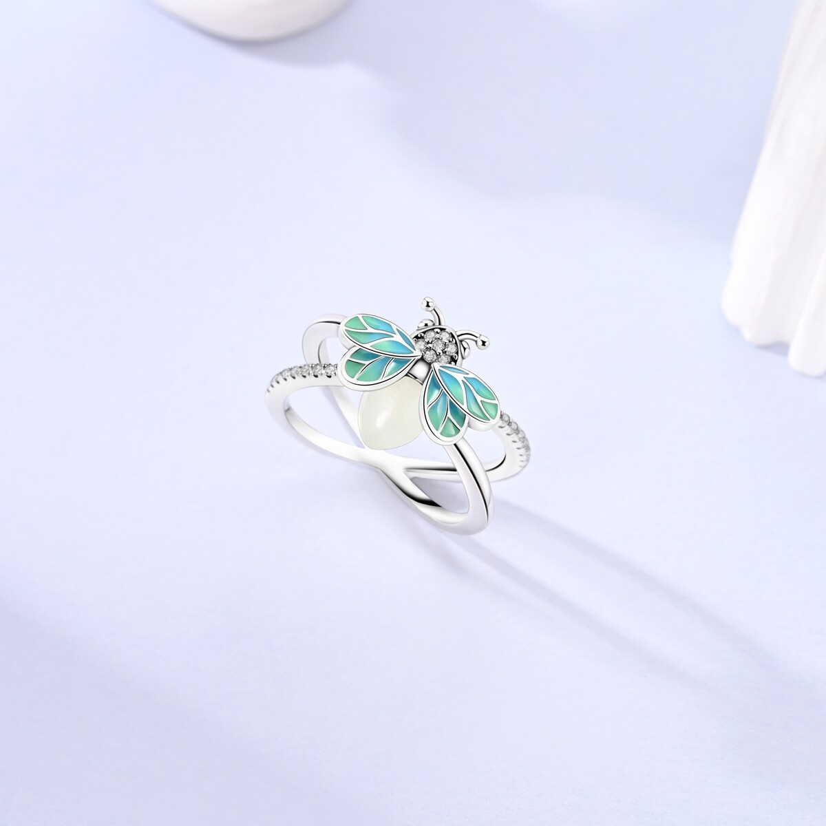 MULA Original Summer Firefly Finger Ring For Women Jewelry 925 Sterling Silver