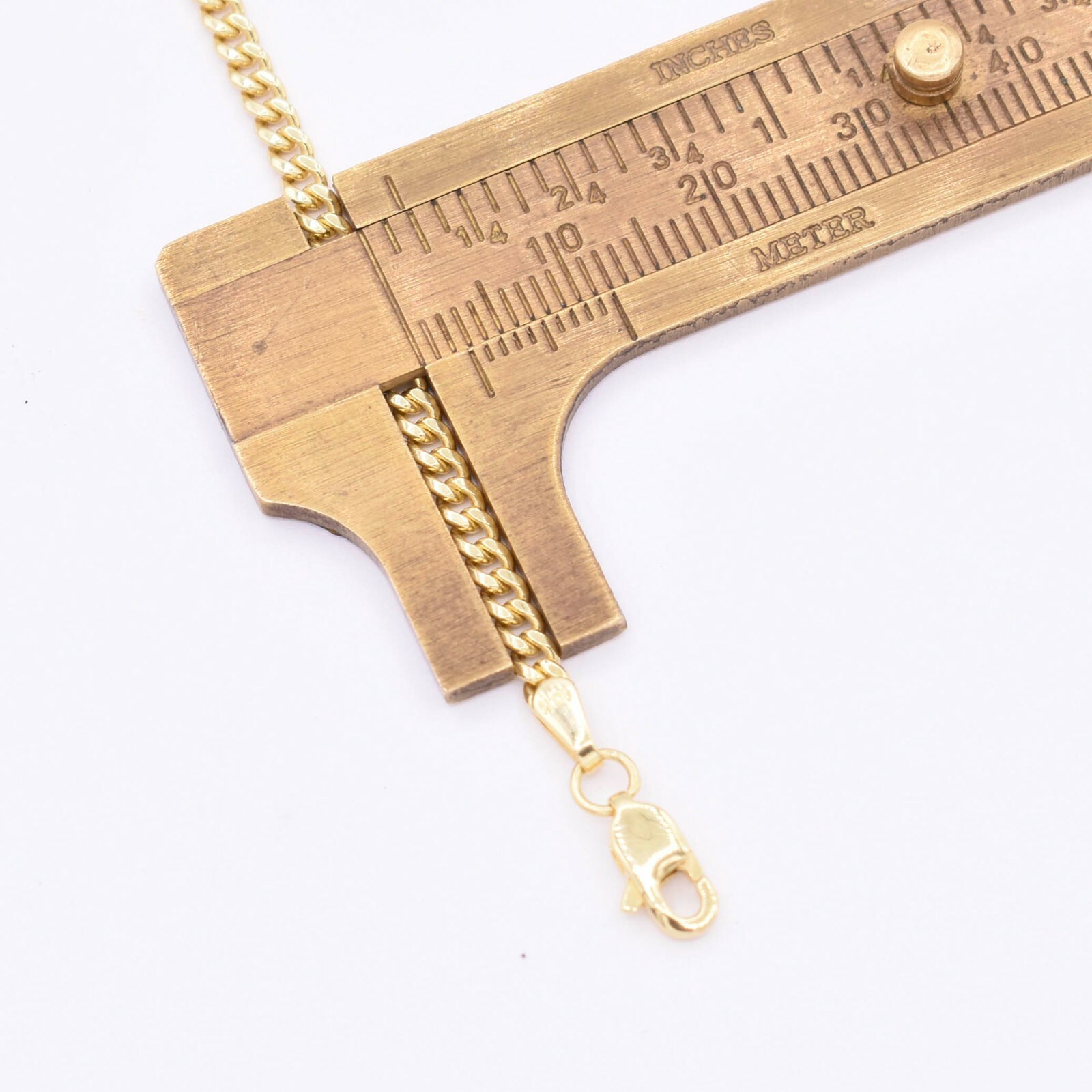 3.7mm Miami Cuban Link Chain Bracelet Real 10K Yellow Gold GREAT GIFT 8″