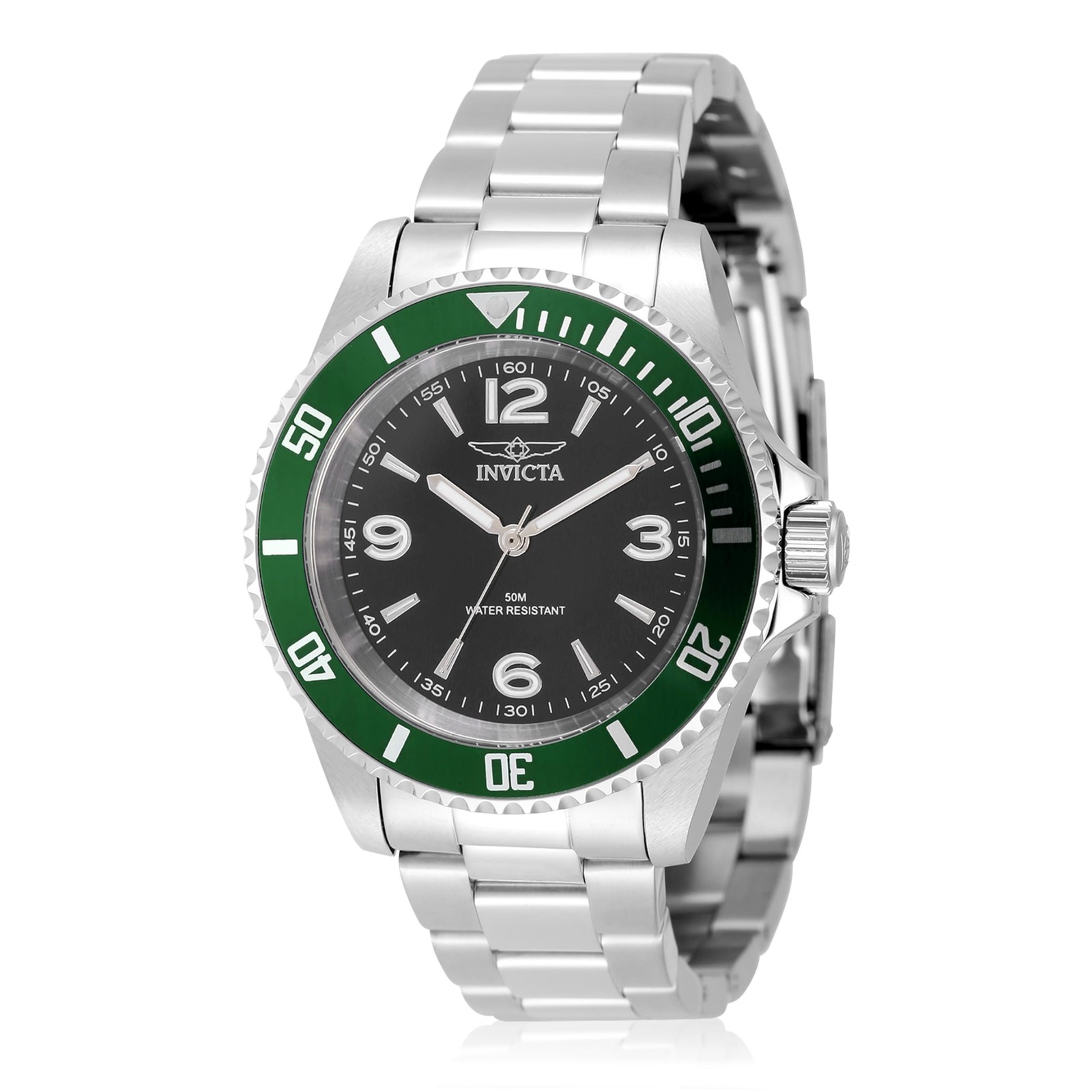 Specialty Men 40mm Stainless Steel Steel Black dial PC21J Quartz