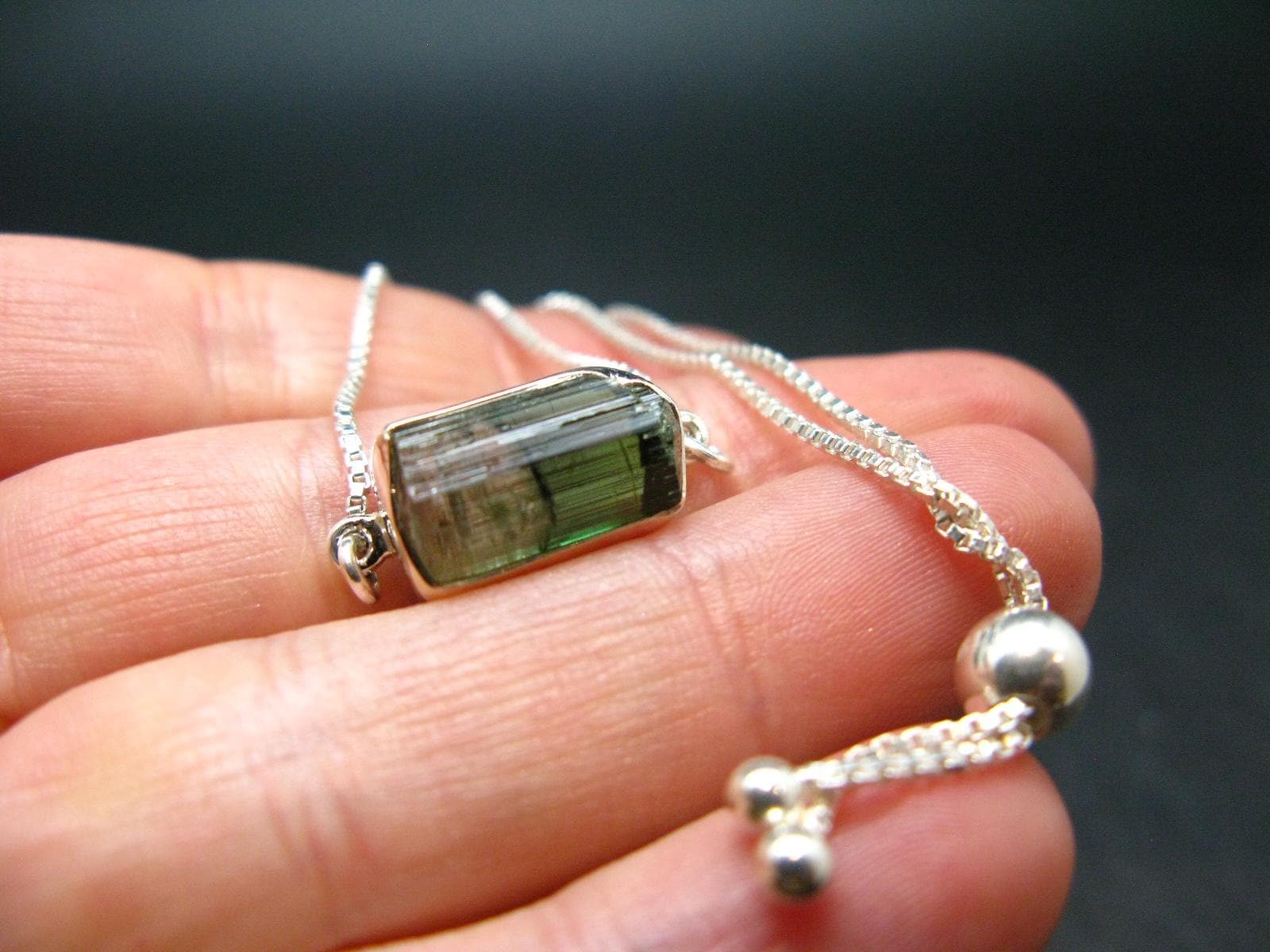 Watermelon Tourmaline Genuine Bracelet – 4.40 Grams