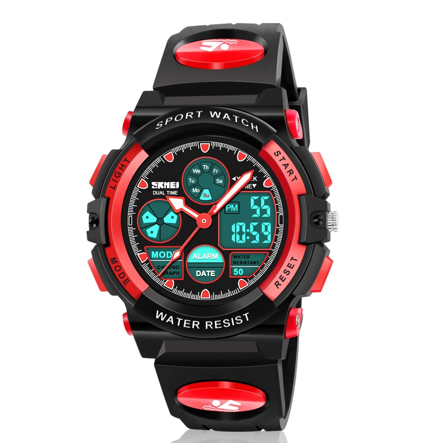 Waterproof LED Multi-Function Kids Watch – Perfect Gift for Boys & Girls