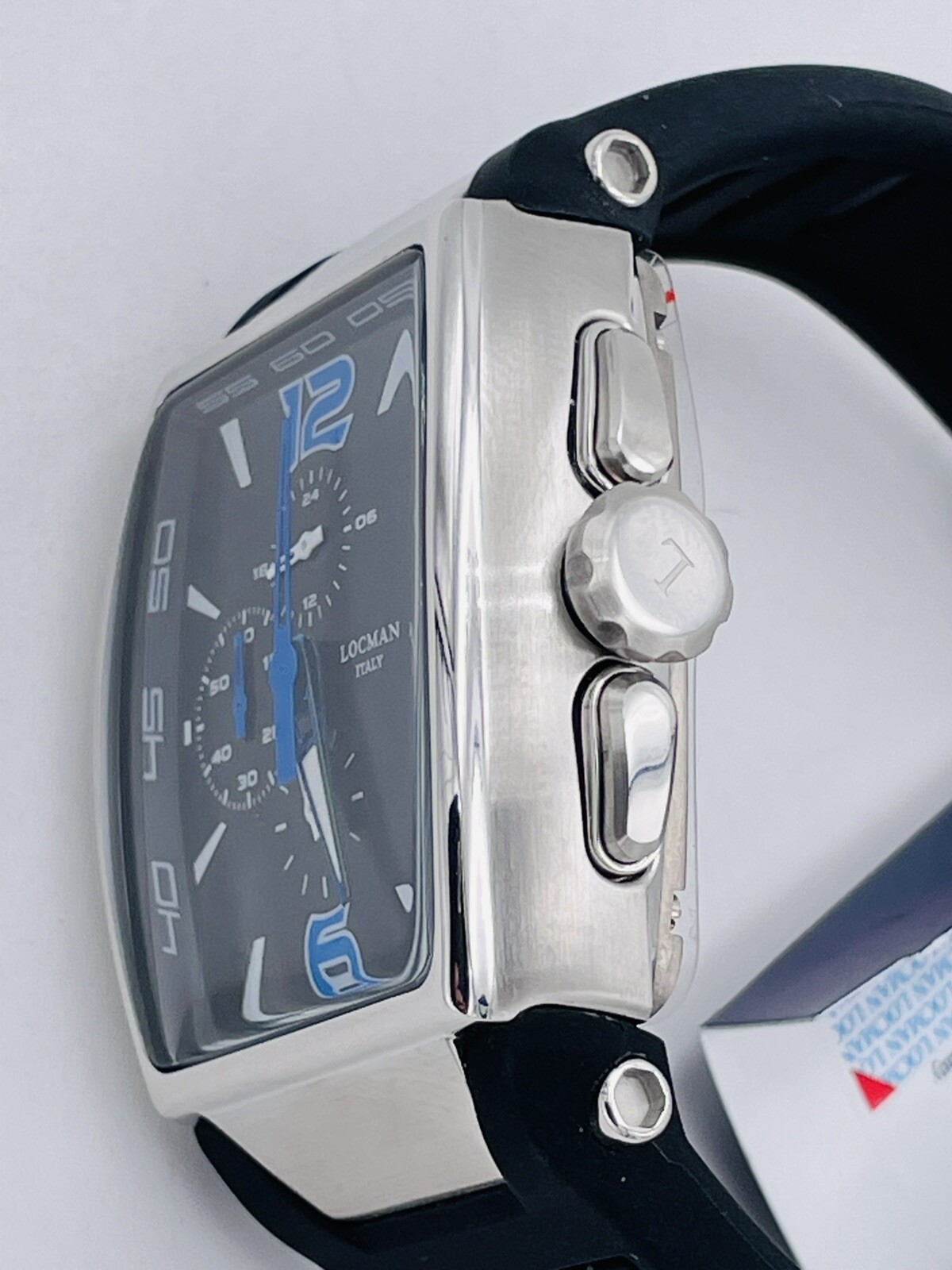 Locman Tremila Crono 550KBK/498 Titanium/Rubber Very Discounted Watch New