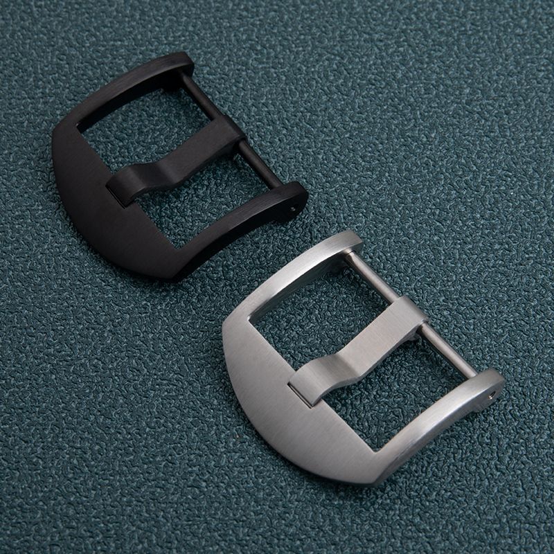 Fit for Panerai Rubber Leather Straps 20 22mm SS Watch Strap Buckle Pin Clasp