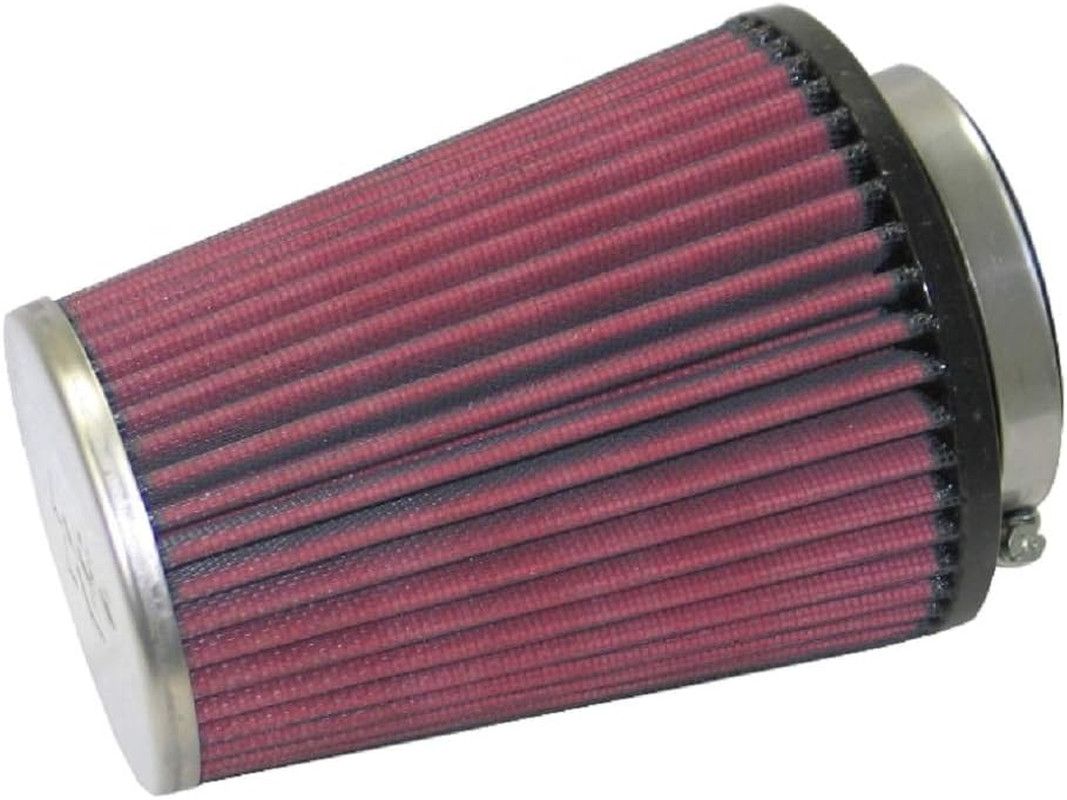 K&N High-Flow Original Lifetime Universal Clamp-On Air Filter: High Performance,