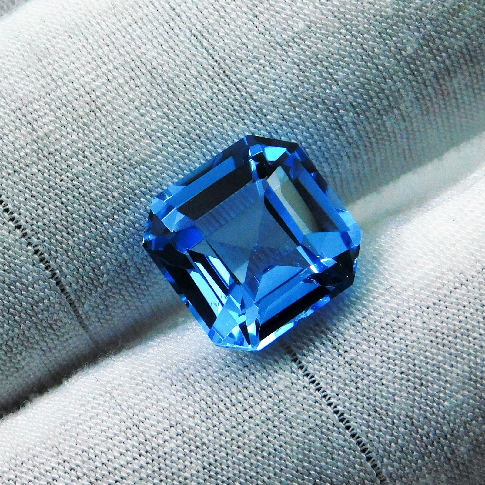 CERTIFIED Natural Unheated 7.40 Cts Blue Sapphire Radiant Loose Gemstone