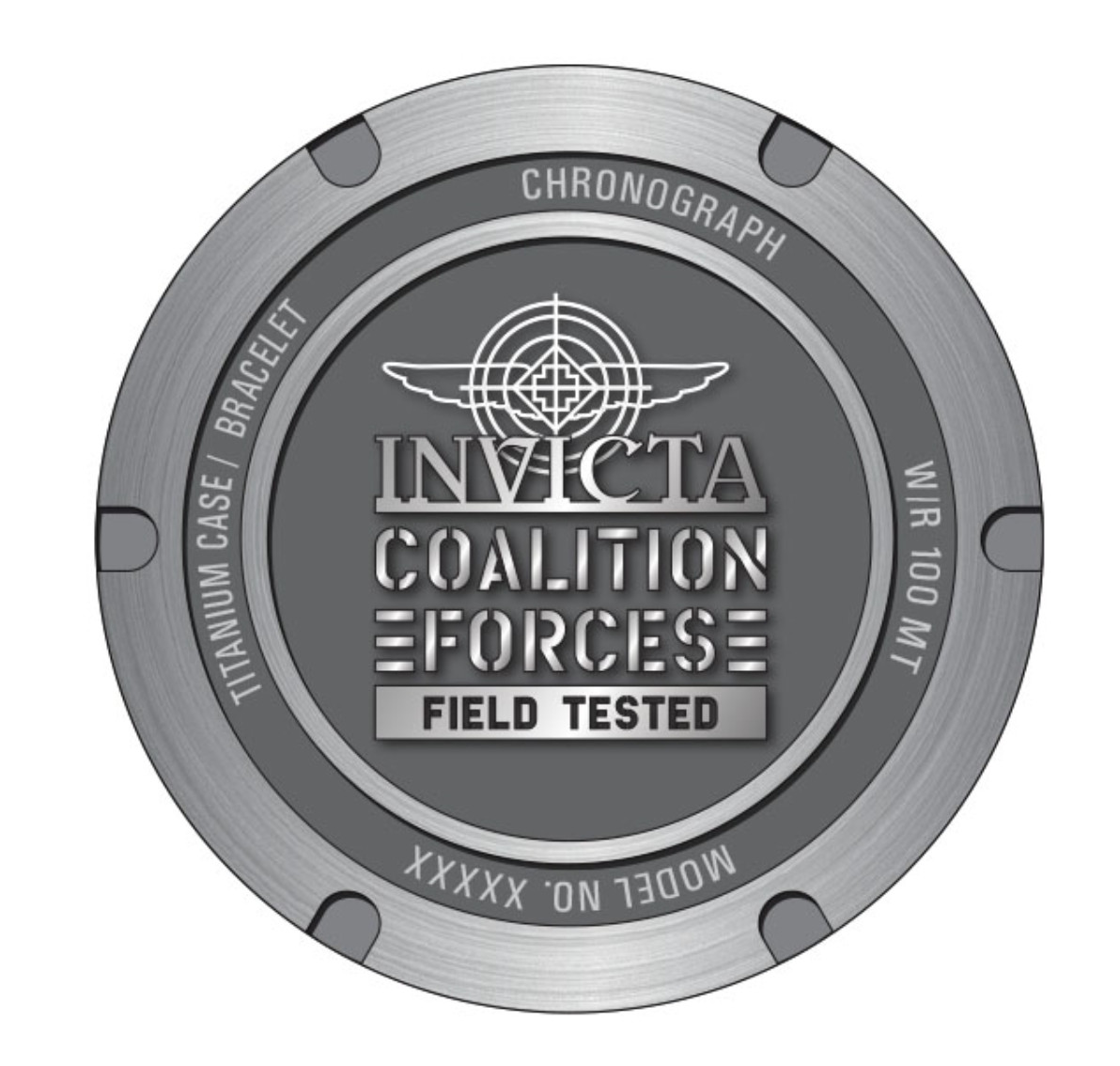 Invicta Coalition Forces Dominion Men’s 51mm Full Titanium Chrono Watch 46533