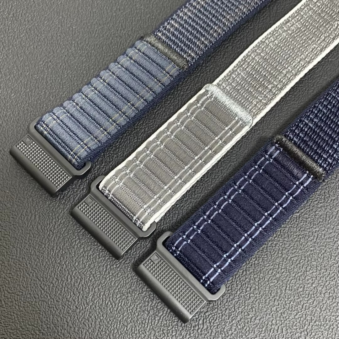 QuickFit 22mm 26mm Woven Nylon Band For Garmin Fenix E 8 47mm 51mm 7 7X 6 6X 5 5