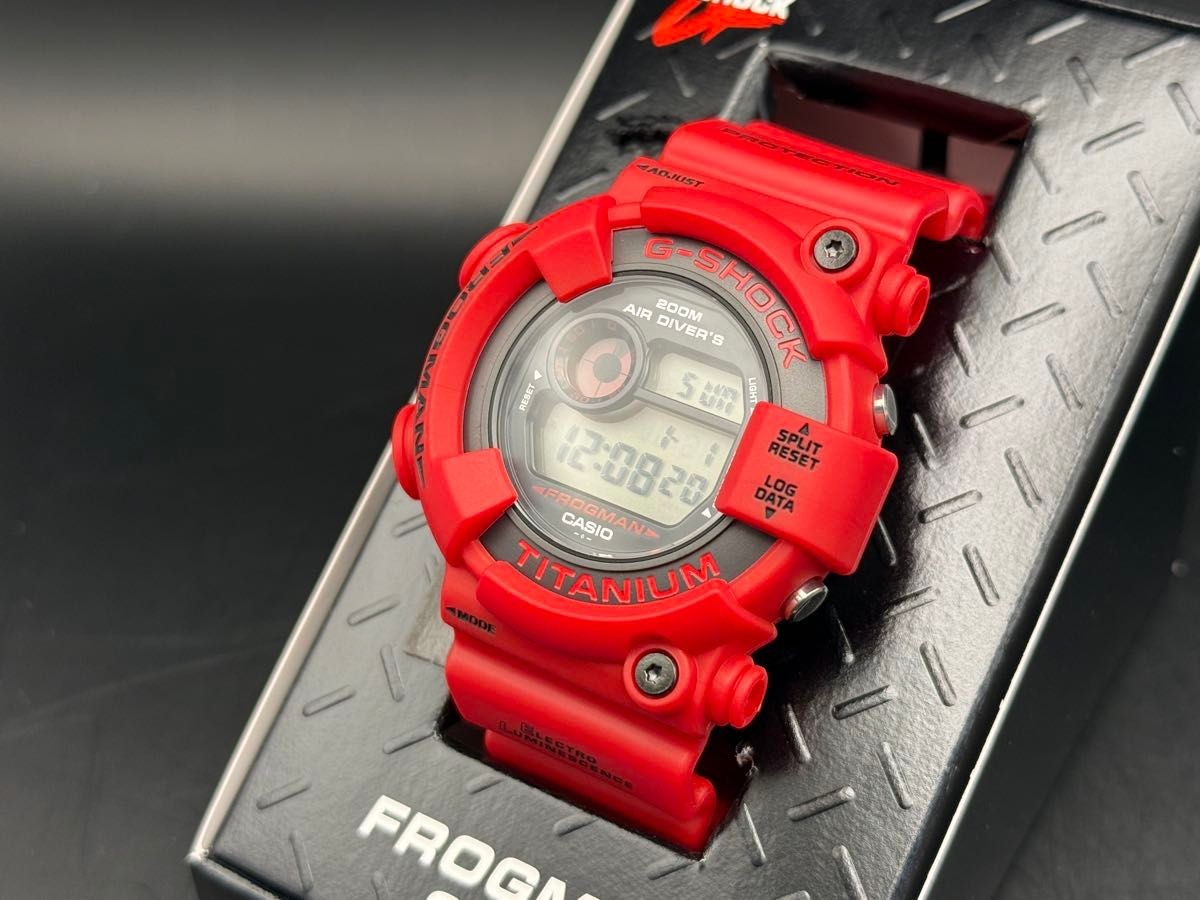 CASIO G-Shock Frogman DW 8200 Red Frog 2000 model Last 2 items FROGMAN Red