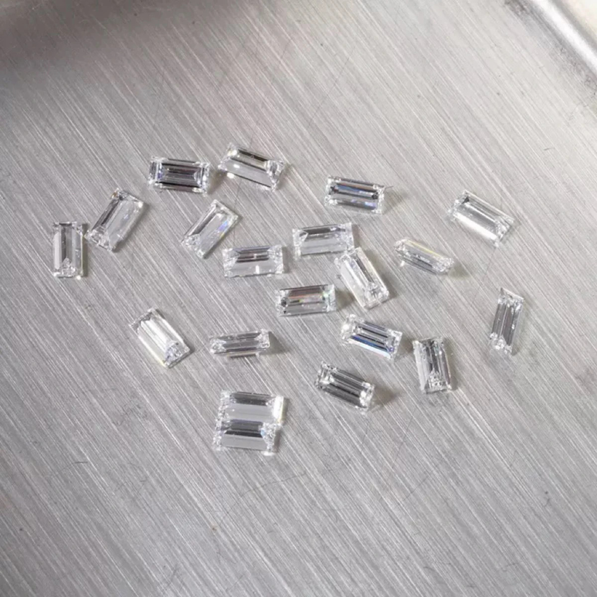 20Pcs Baguette Lab Loose Diamonds Small Size Wholesale Lab Created CVD Diamonds