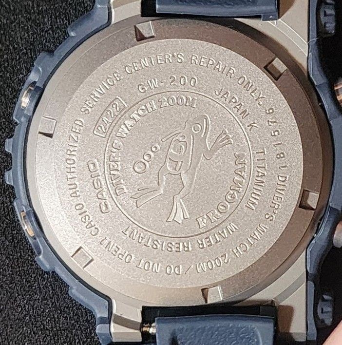 GW 200Z 1JF Frogman Black Tough Solar
