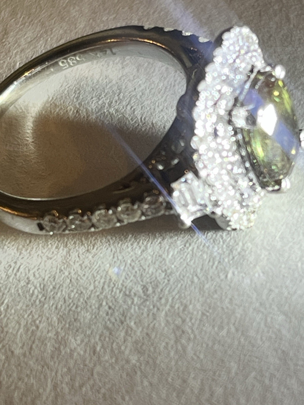 GIA Certified Natural Alexandrite Size7 Natural Diamond Wedding READ!
