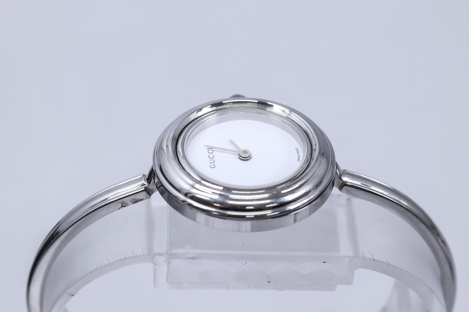 *Full Set ! Silver* Vintage GUCCI Change Bezel 12 Colors 11/12.2L Quartz Women’s