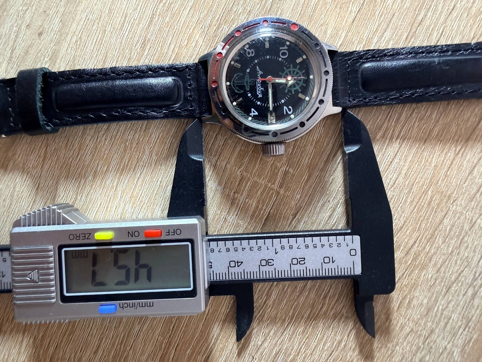 SERVICED/ USSR Vintage Vostok 2416B Amphibia Marine Anchor 200m Russian Diver