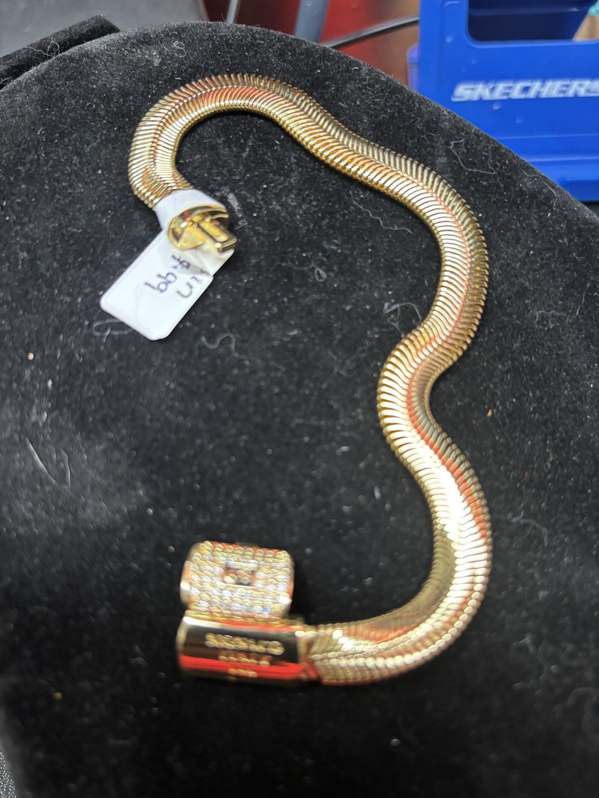 1/20 14k gf gold filled Stamp Monaco Snake bracelet
