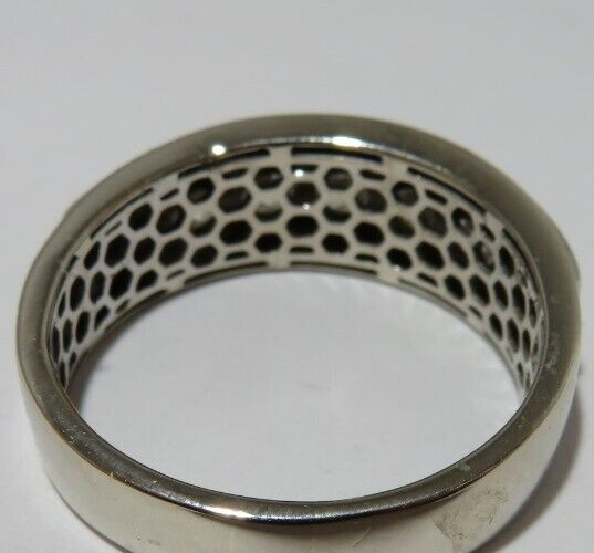 10K WG MEN’S 5-DIAMOND ANNIVERSARY BAND RING 0.70 tcw SZ 11.25 6.00g(G128480)