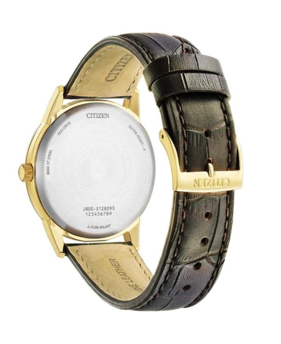 CITIZEN Men Analog Eco-Drive Casual Watch Classic Dress Silver Dial Waterproof R