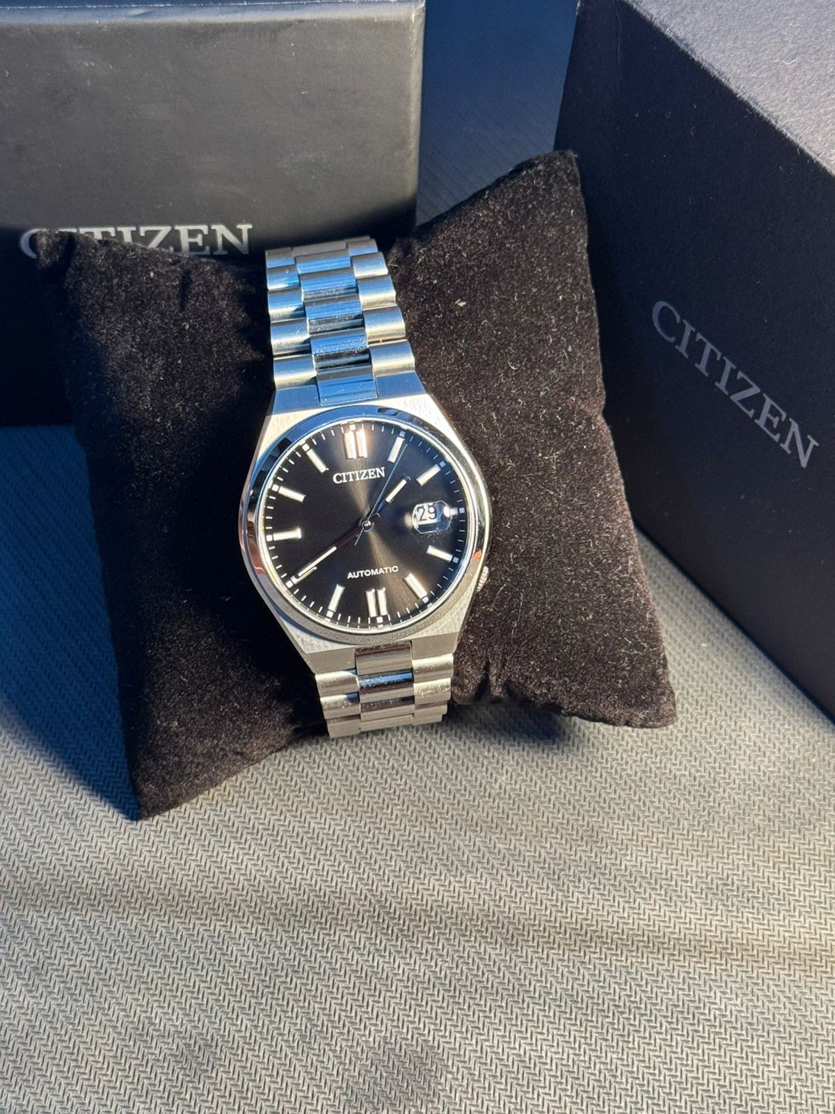 Citizen Tsuyosa NJ0150-81E Automatic Men Watch President Bracelet Warranty 2028