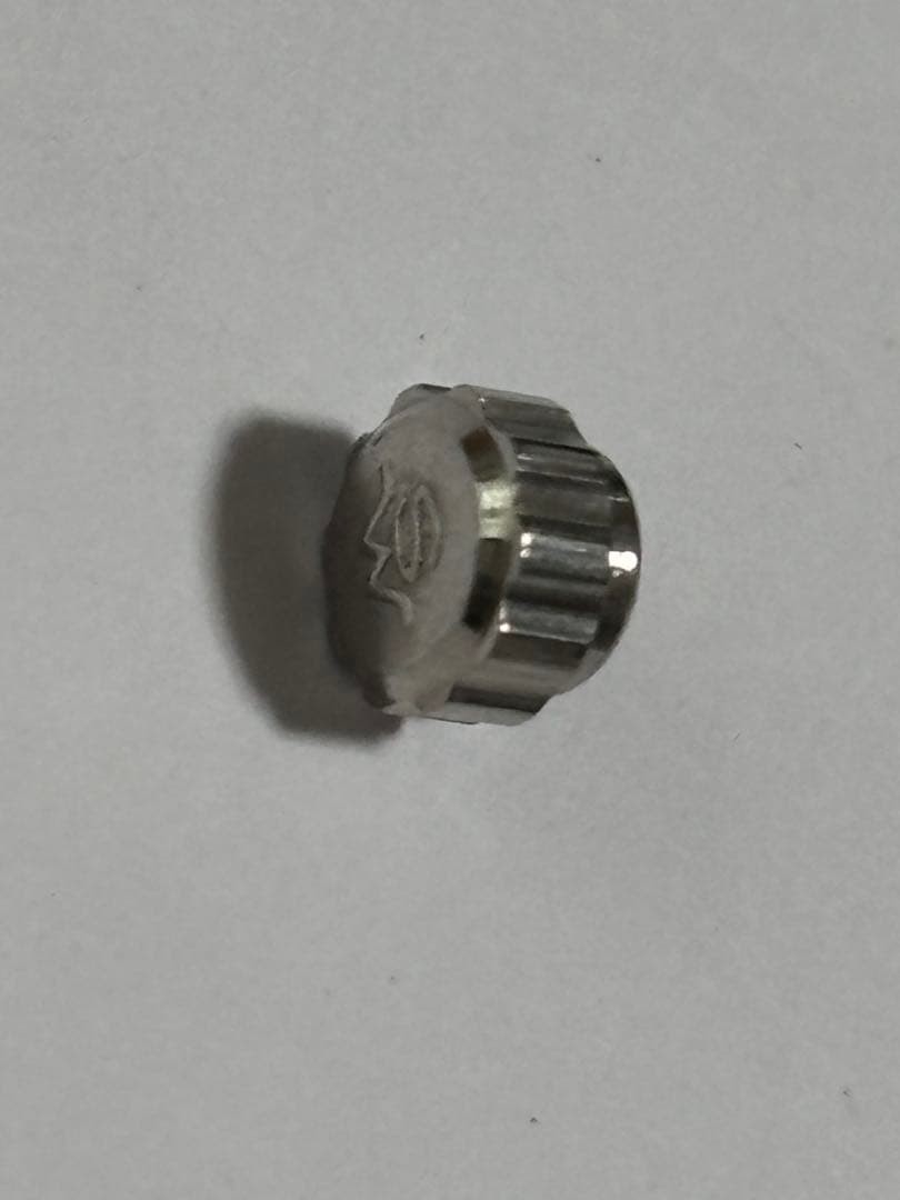 Seiko wristwatch, silver crown with SW mark, unused.
