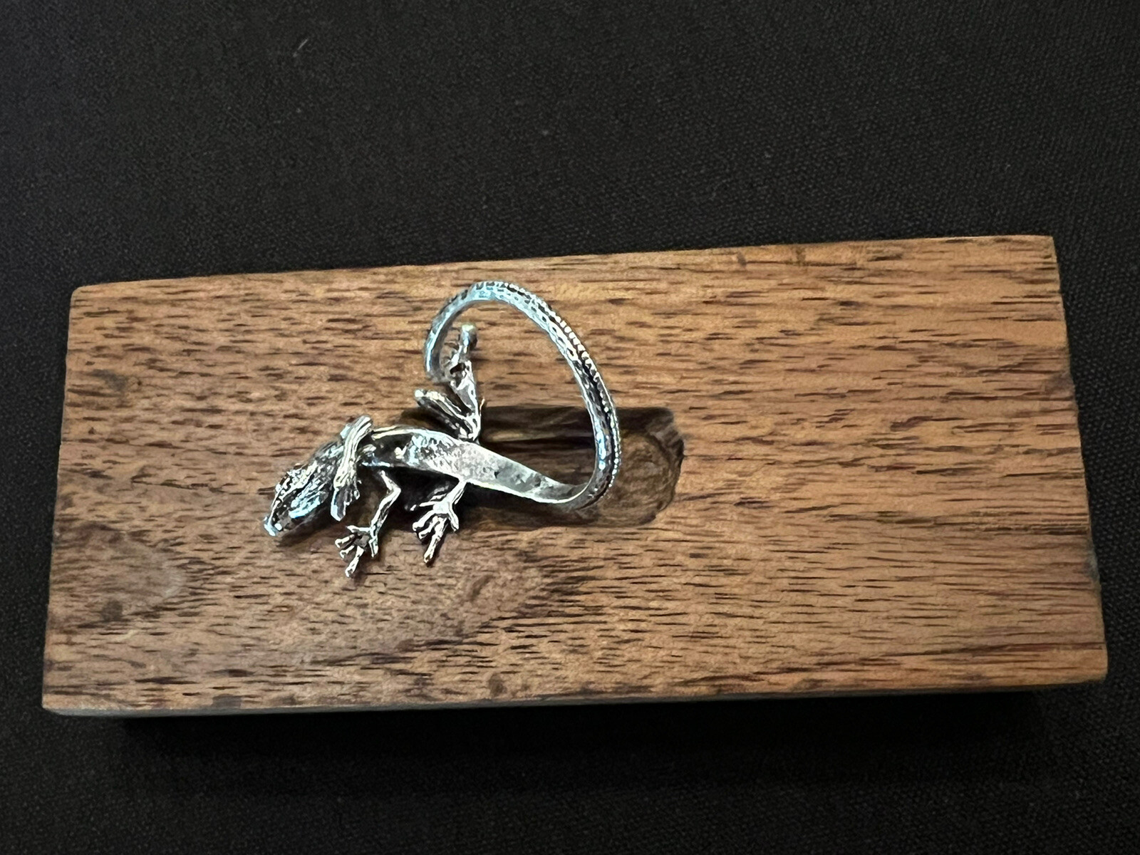New Lizard, Chameleon,Reptile Ring, Renaissance, Halloween, Silver Color. Adjust