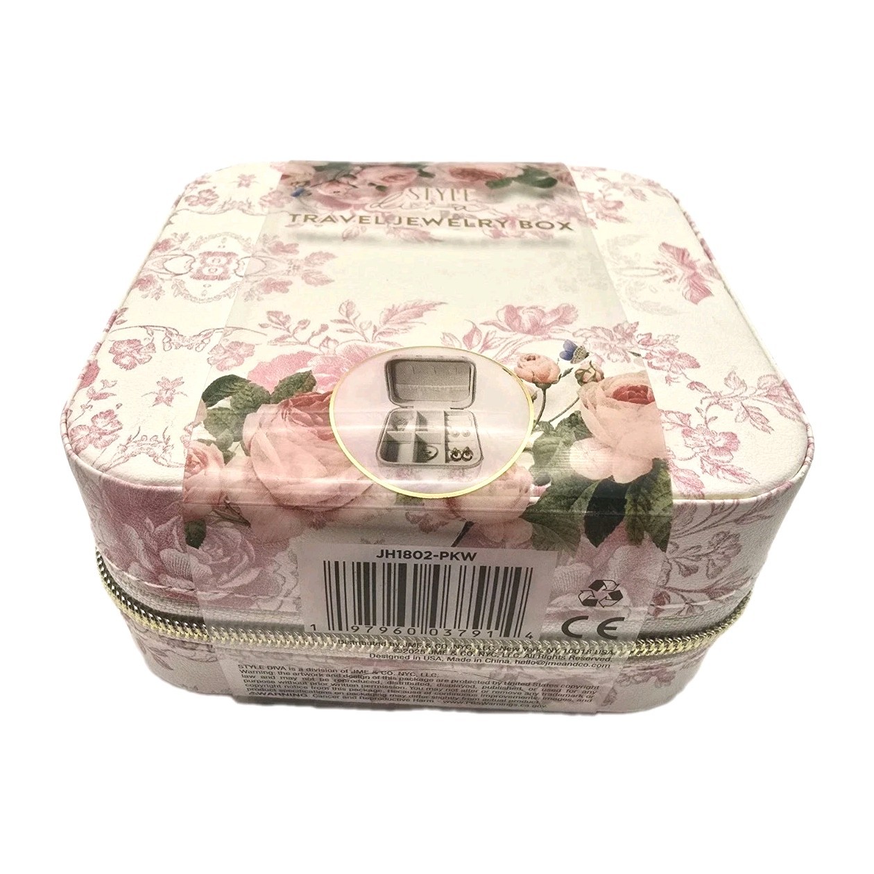 Jewelry Box Girls Little Girl Gift Travel Small Pink Roses