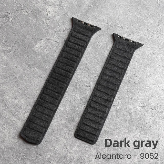 Magnetic ALCANTARA Strap for Apple Watch Ultra 2 Band Suede Leather Accessories