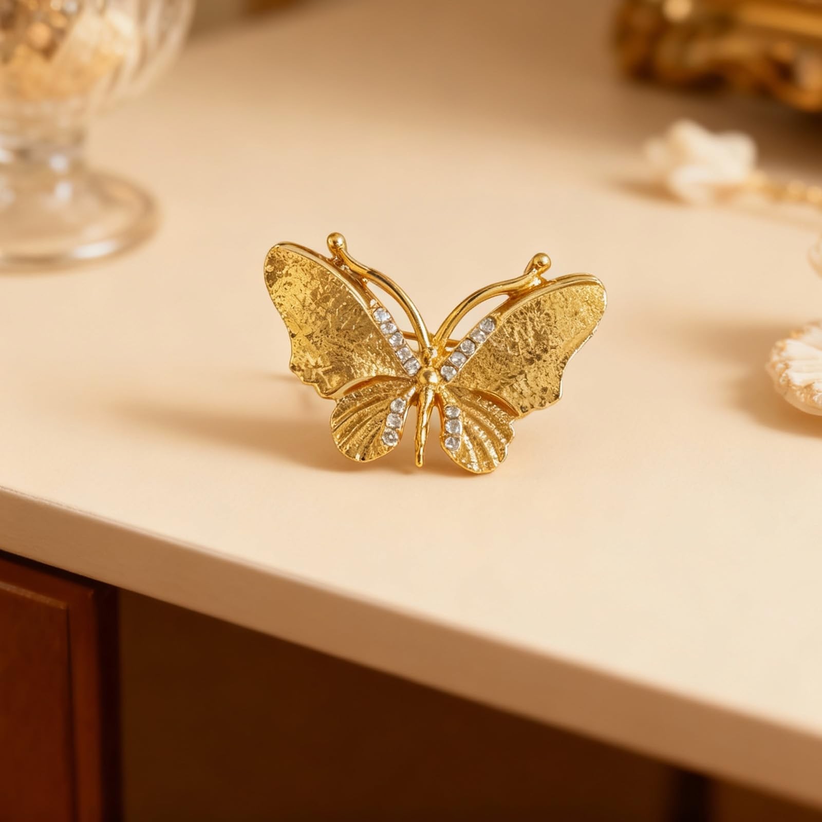 Gold Butterfly Broochs Pin for Women,Small Elegant Butterfly Brooch for Lapel…