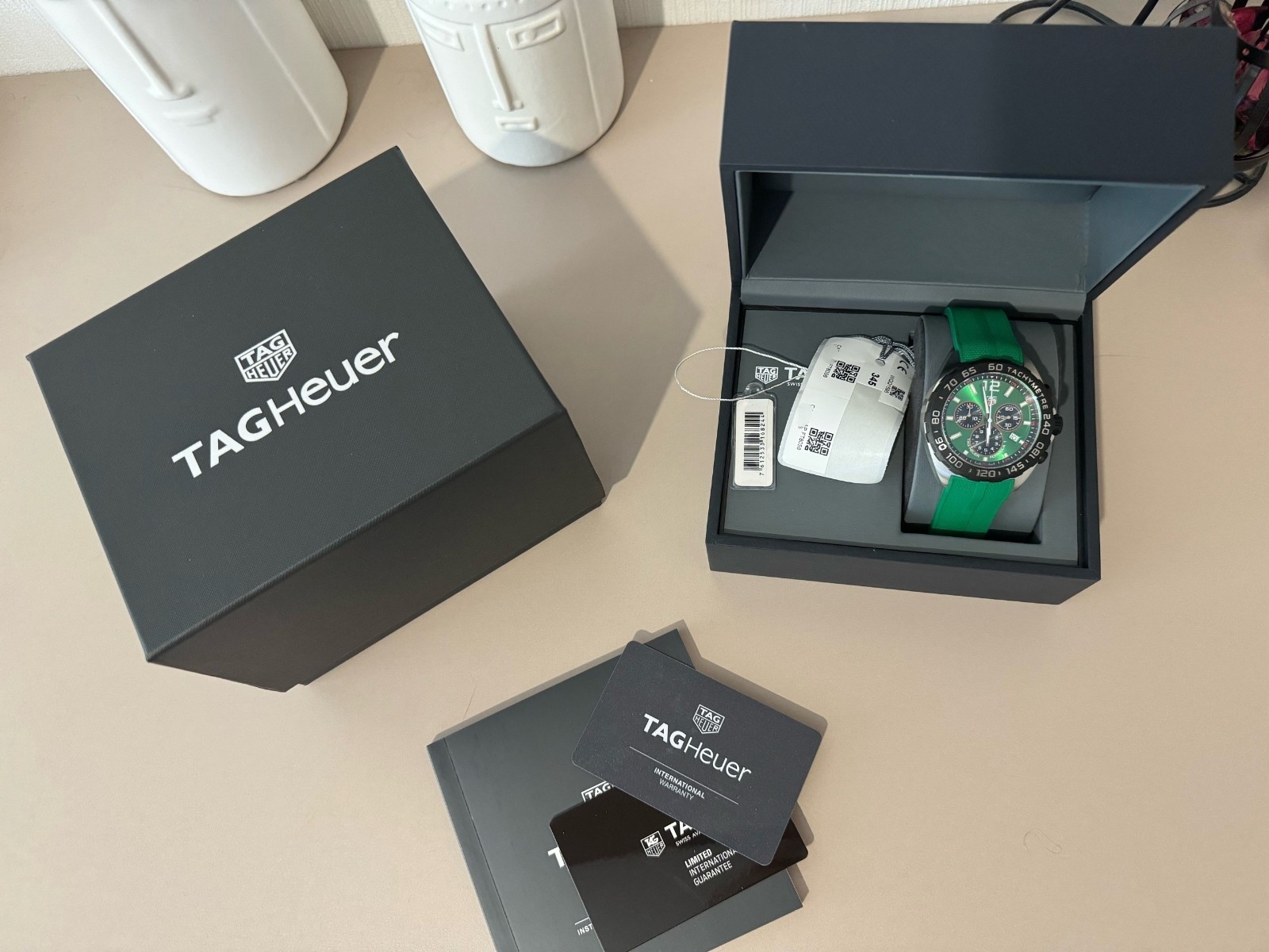 TAG Heuer Formula 1 Quartz Chronograph 43mm Green Men’s Watch CAZ101AP.FT8056