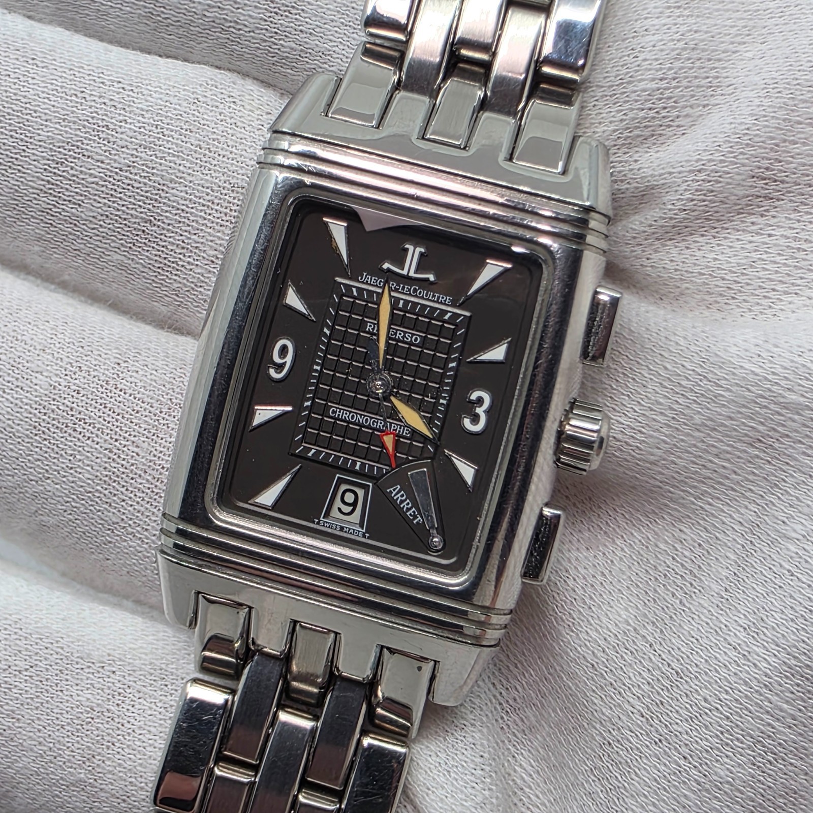 Jaeger Le Coultre Reverso “Grand Sport” 295.8.59 Stainless Steel Men’s Watch