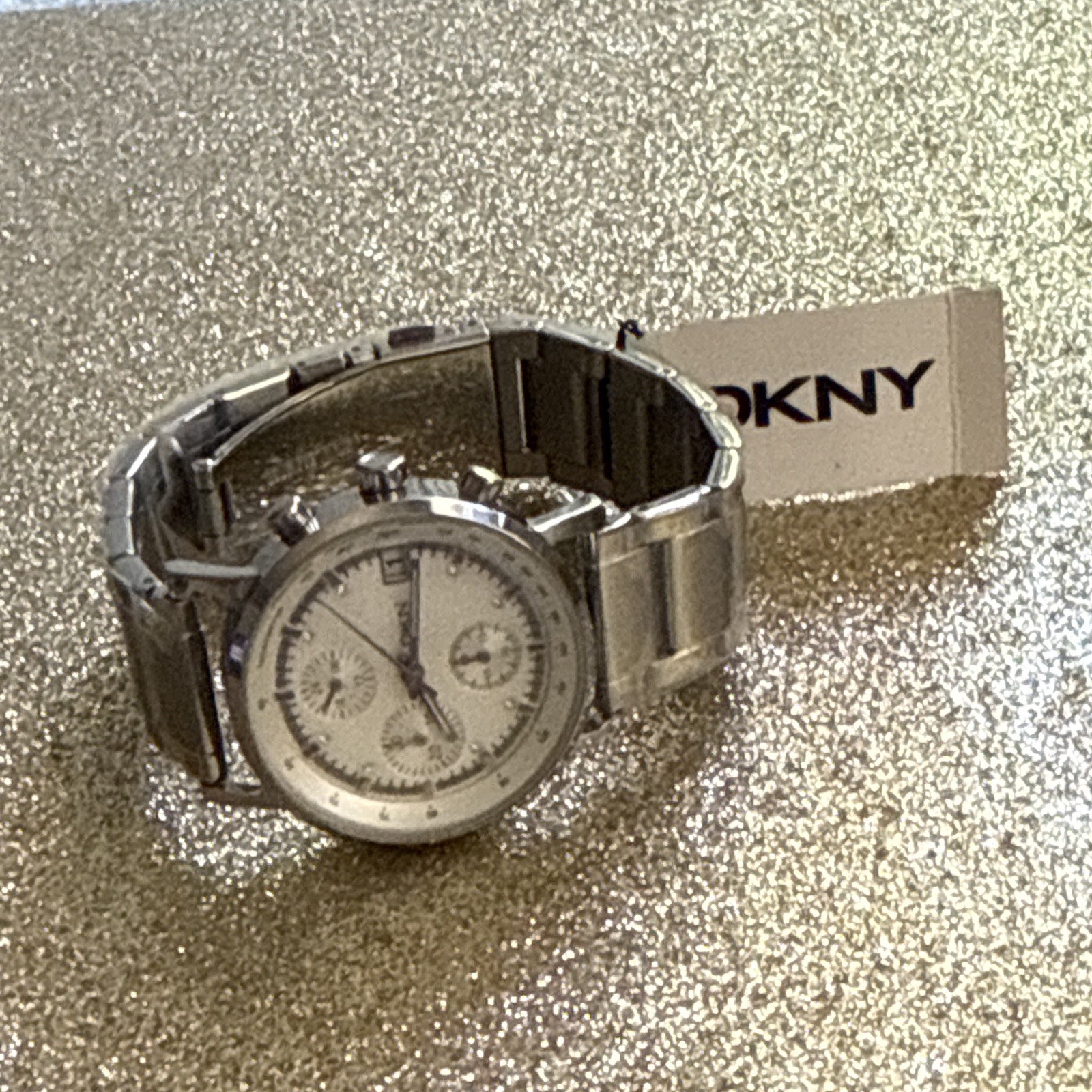 DKNY NY4331 Women’s Stainless Steel Chronograph Quartz Watch New With Tags
