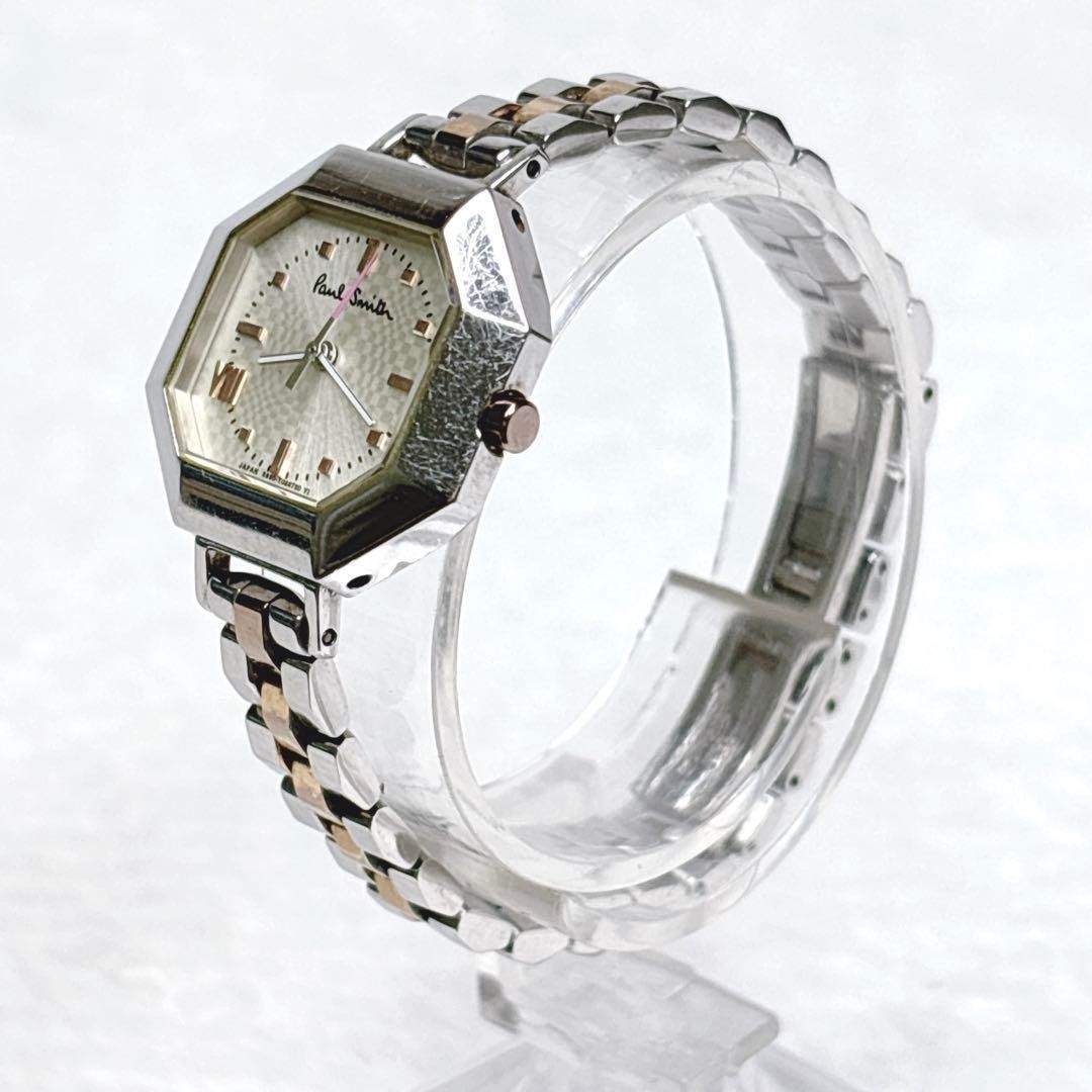 Paul Smith 5930-T010733 Womens Quartz Watch Octagon Silver 27.9mm Japan