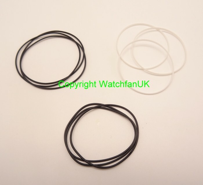 7S26-0040 SKX031 SKX033 Set of 9 Gaskets Bezel Crystal Caseback