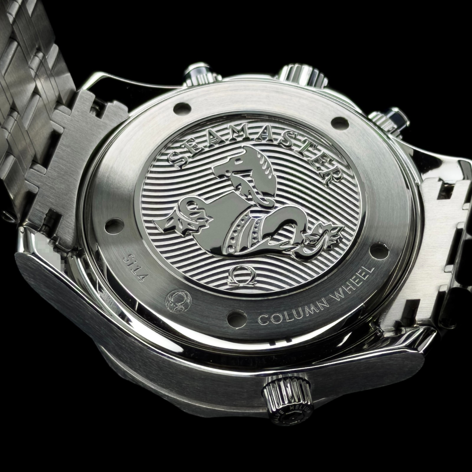 2023 Omega Seamaster Diver 300 M Chrono 44mm 212.30.44.50.03.001 B+P Excellent