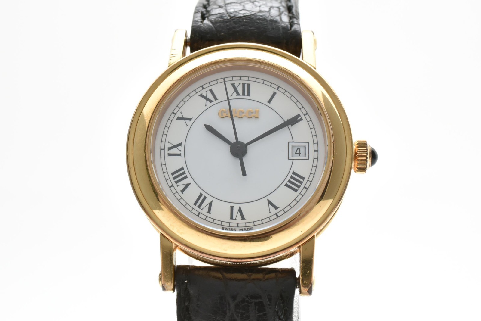 [Near MINT] Gucci 7200L 26mm White Roman Dial Quartz Womens Watch JAPAN