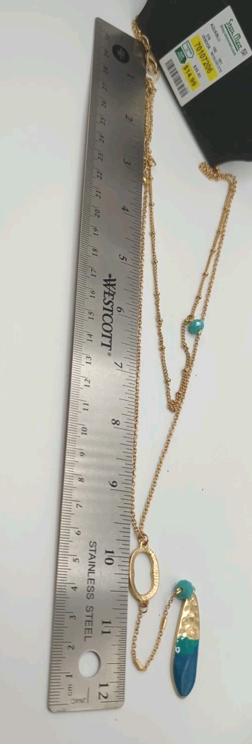 Lot Of 3 Gold Tone NWT Fashion Jewelry Necklace Bundle All Occasions Styles