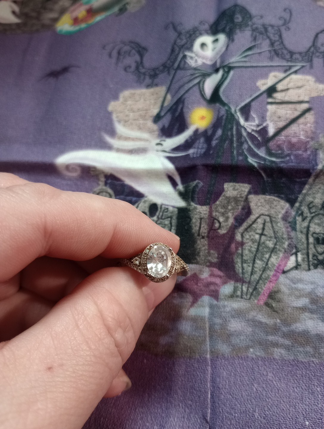 NWOT Nice & Sparkly CZ Oval 925 SS Ring Mother’s Day or Any Occasion Gift