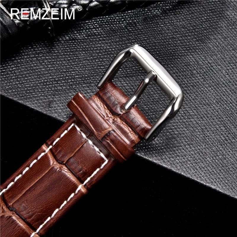 Genuine Calfskin Leather Watch Strap 18mm 20mm 22mm 24mm Band for Men Women
