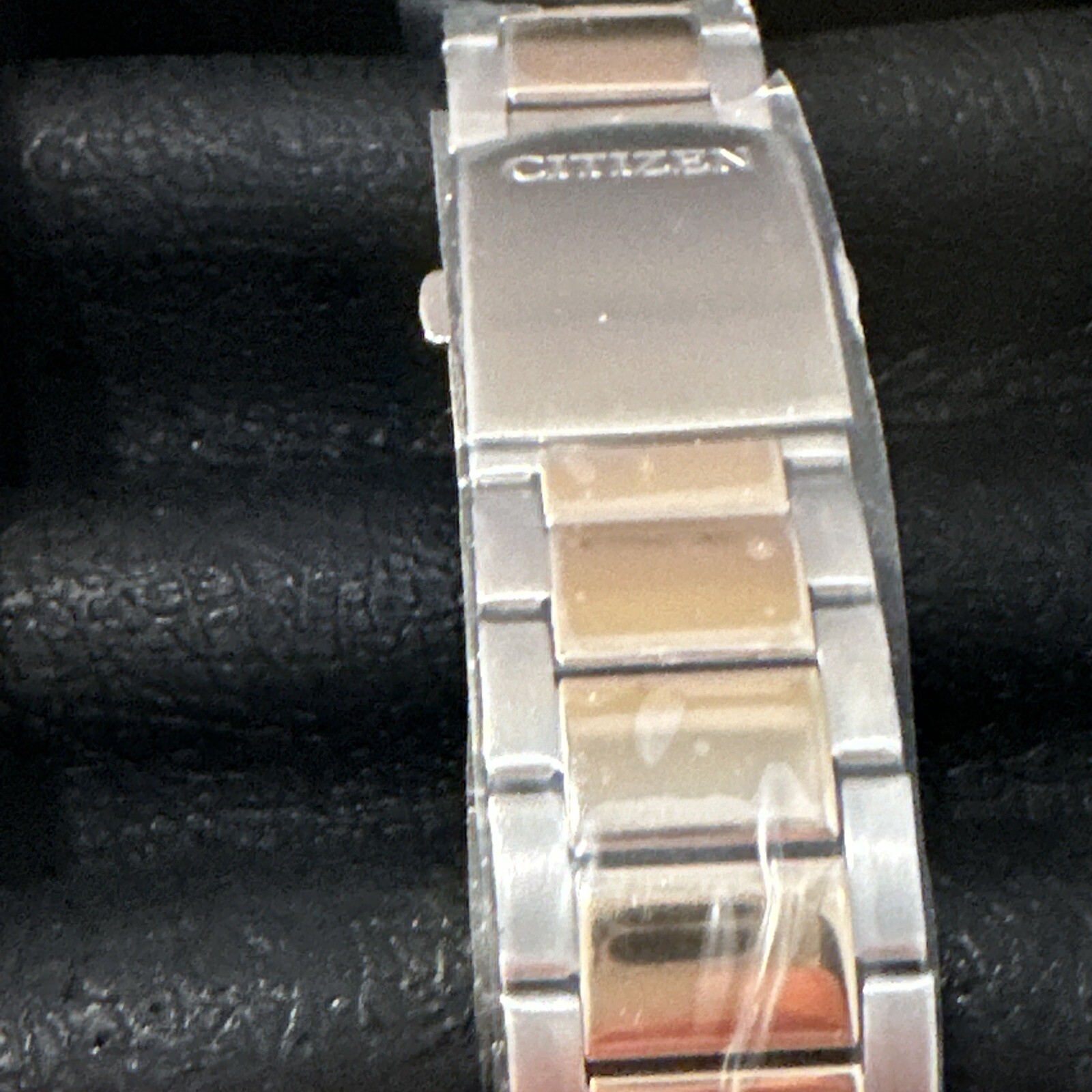 Citizen Eco-Drive Dual Tone AW1706-52E Black Dial Date Display Men’s Watch