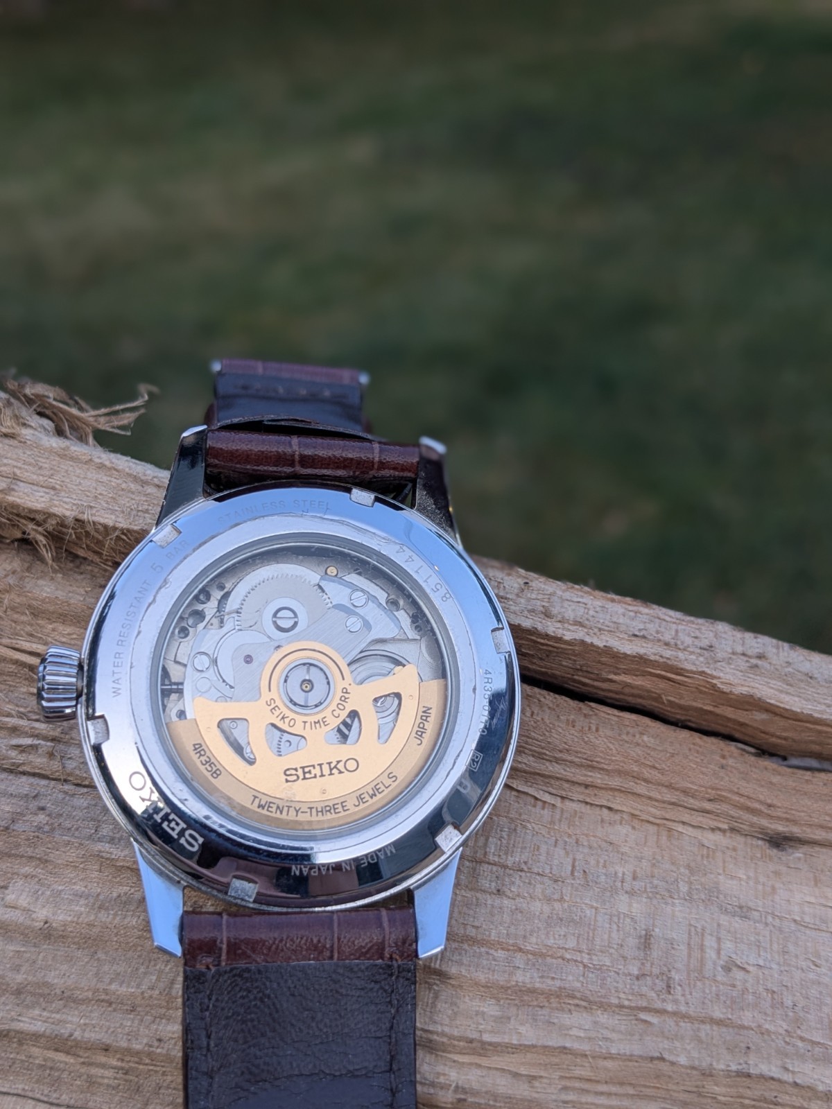 SEIKO PRESAGE SRPC99J1 Automatic 4R35 Watch Cocktail Golden Champagne