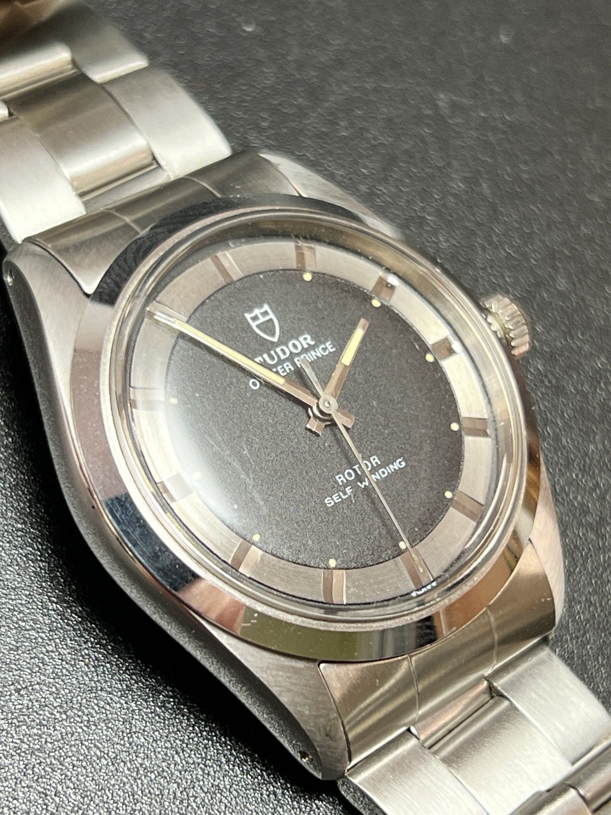 Tudor Oyster Prince watch ref. 9020/0 Transitional Tuxedo Dial – 1970s