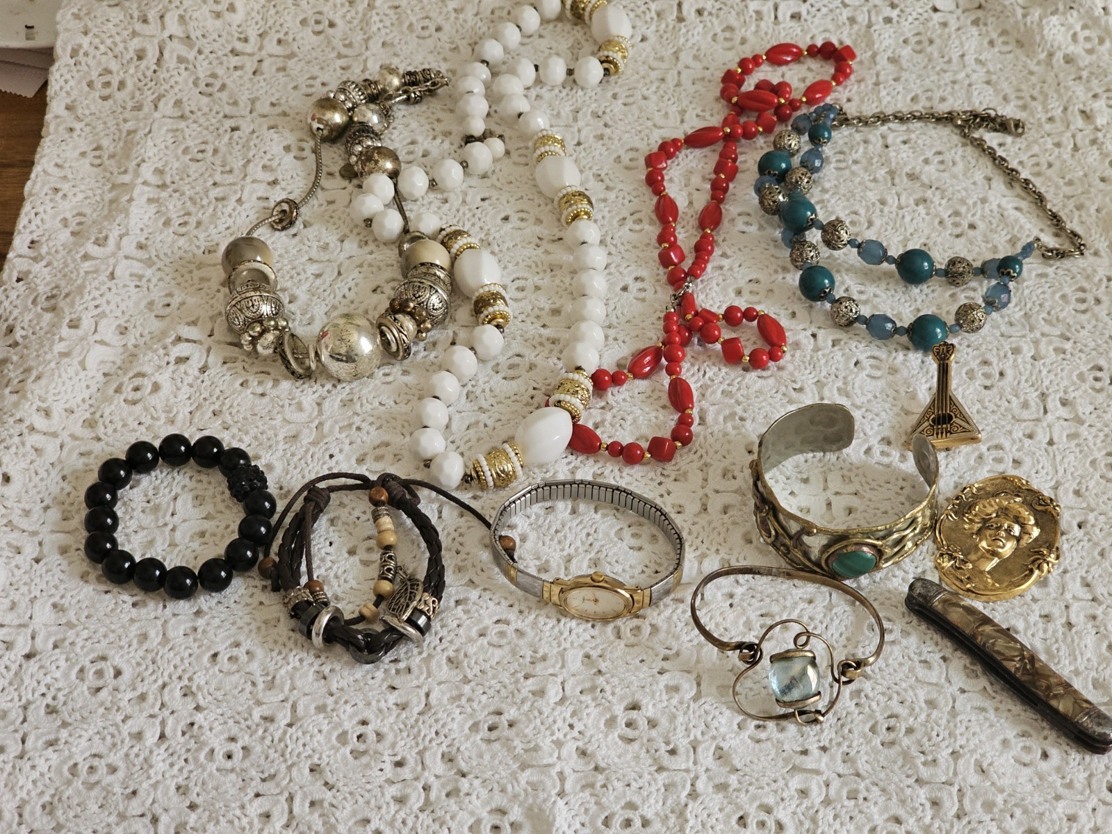 Vintage Costume Jewelry Bundle – 12 Pcs.