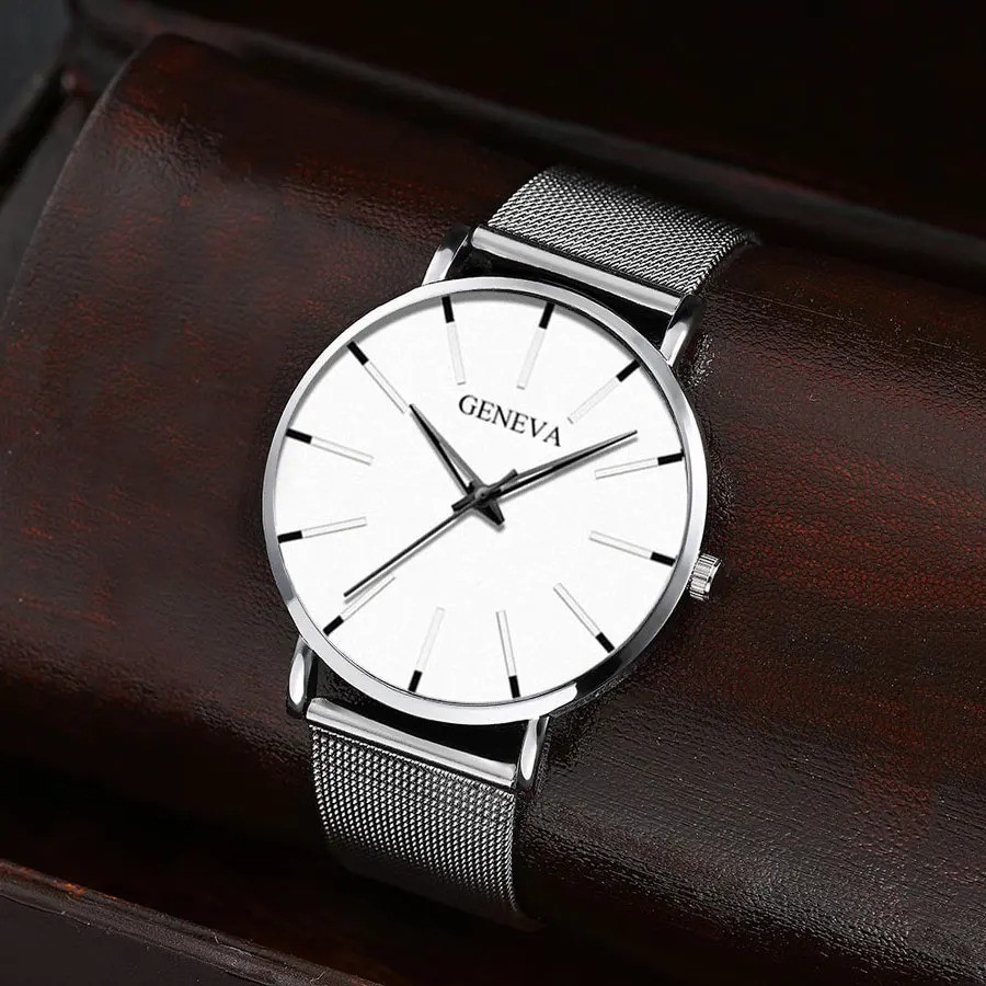 Waterproof Men’s Watch Stainless Steel Quartz Luminous Classic Watches Business