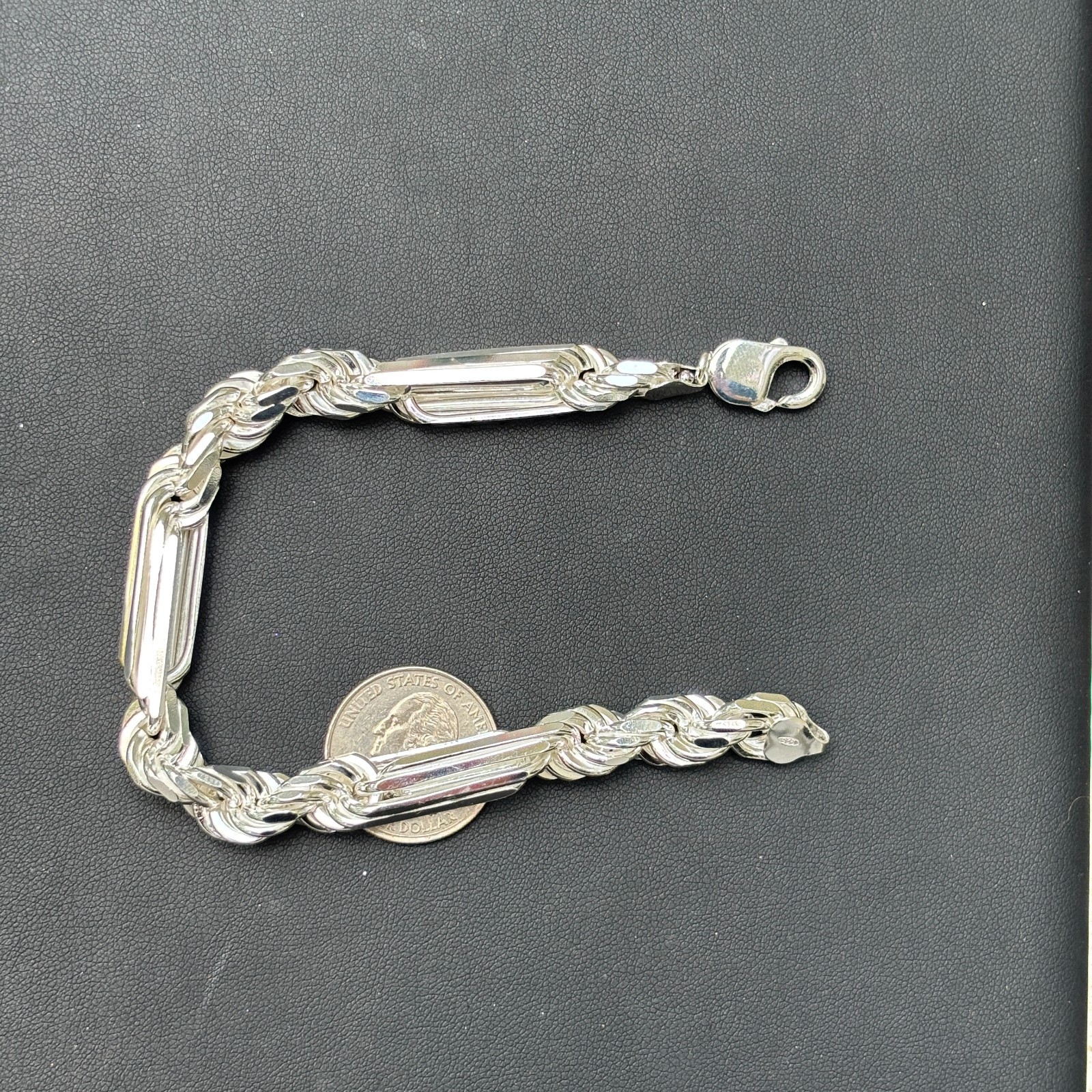 10mm Figarope Milano Bracelet – Solid 925 Sterling Silver Or 14k Gold Vermeil