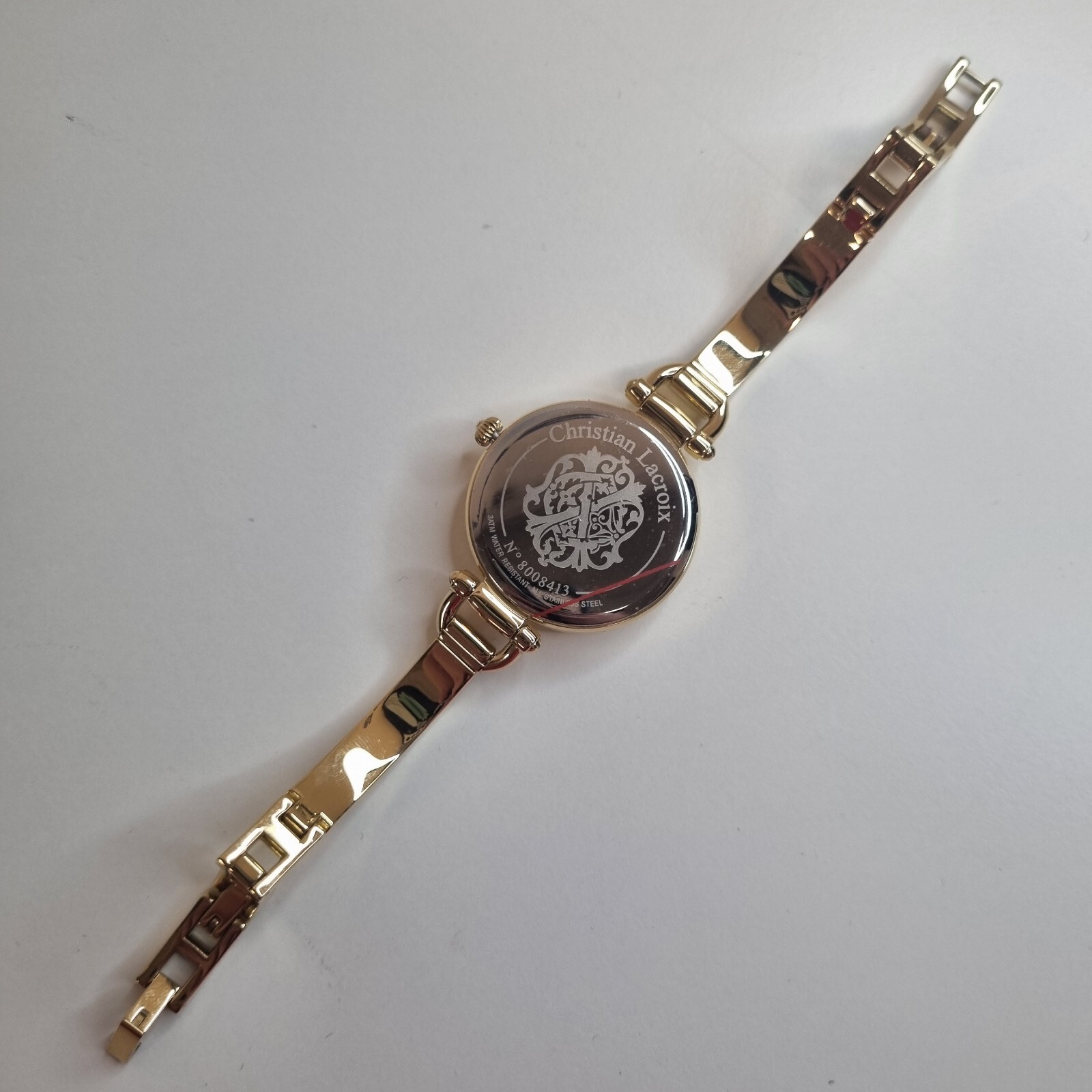 Christian Lacroix Gold Ladies Elegant Bracelet Watch N°8008413 New Old Stock