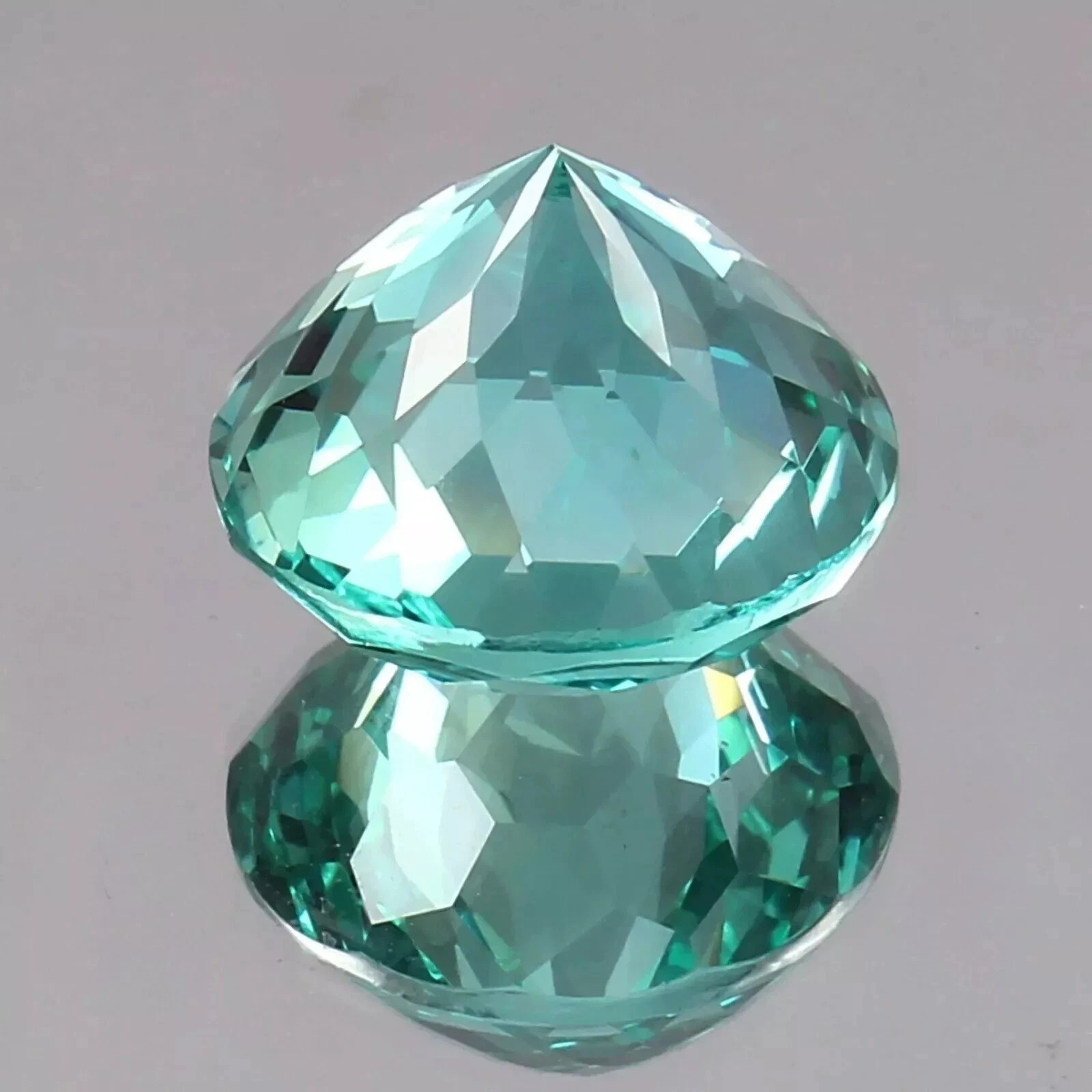 Natural Ceylon Parti Sapphire Certified Round Cut Gemstone Football Cut 10.20 Ct