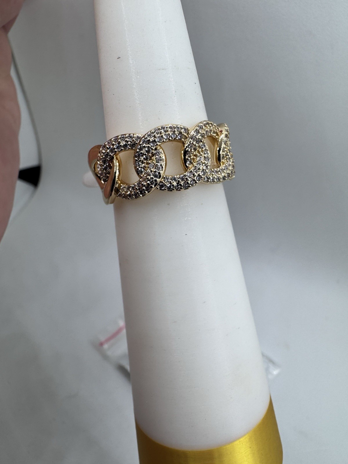 Bomb Party Sz 9 RG55211 RARE UNICORN Cz/gold Plating (bag 108)