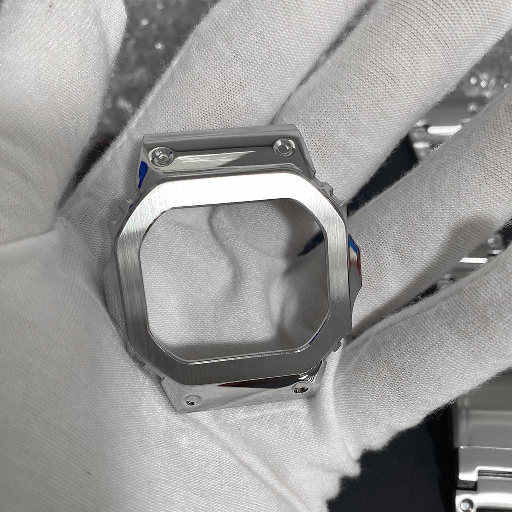 Stainless Steel Watch Case Band Mod Kit Replacement For Casio G-Shock DW5600