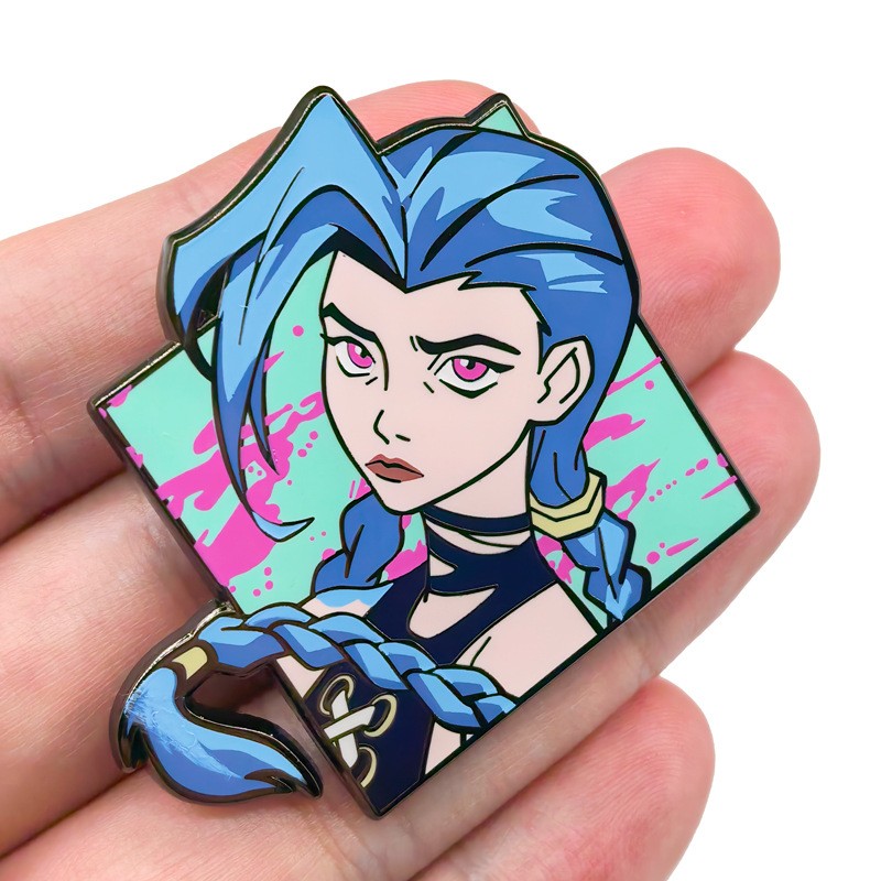 Game Jinx Enamel 2.4″ Pin Metal Badge