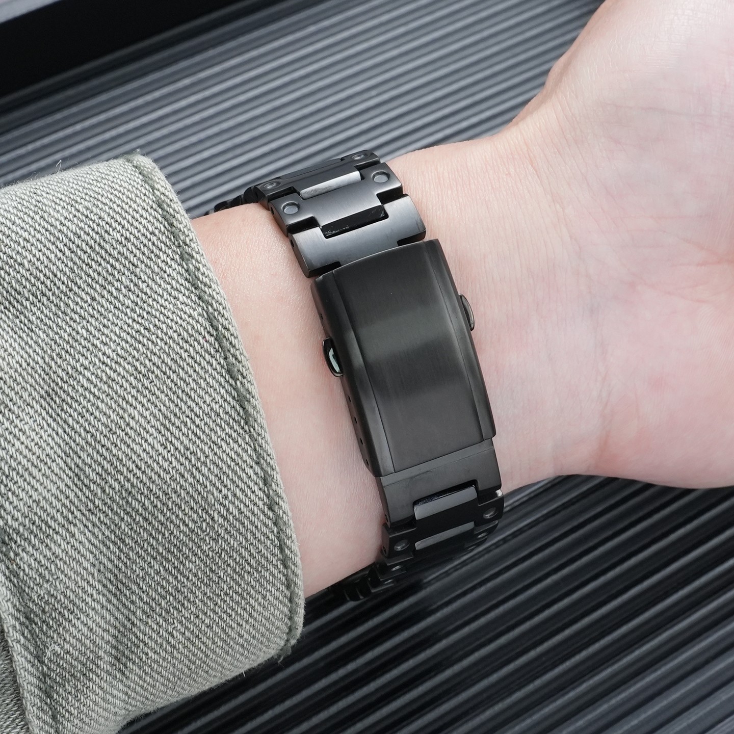 For CASIO GA-2100/GA2110/GA-B2100 Stainless Steel Watch Band Casioak Metal Case