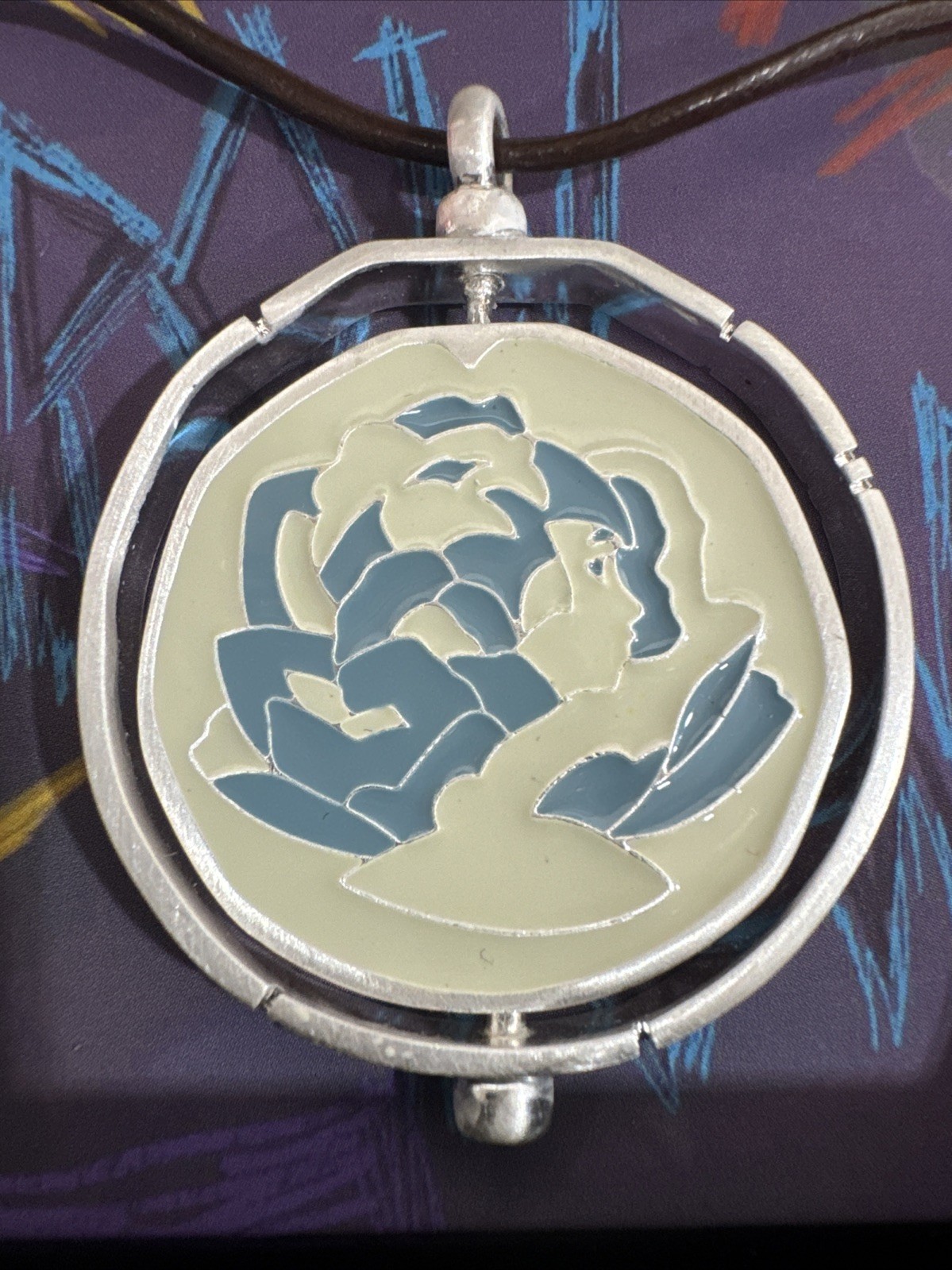 League of Legends Arcane Season 2 Jinx Blue Rose Pendant Necklace (See Desc) CB6